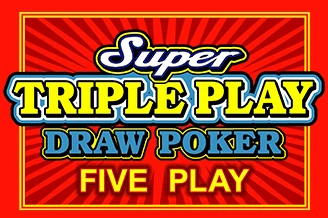 Super Triple Play Draw Poker: Five Play