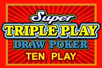 Super Triple Play Draw Poker: Ten Play